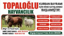 Topaloğlu Hayvancılık’tan Kurban Bayramı’na Özel Hisse Satış Hizmeti Başladı