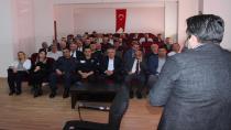 NEVÜ Gülşehir SBMYO Müdürü Aras’tan “Kamuda Etik” Semineri