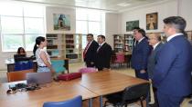 Azerbaycan Heyeti NEVÜ Kampüsünü Gezdi