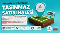 Nevşehir Belediyesi’nden Arsa ve Dükkan Satış İhalesi