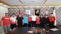 Güreşçilerden İl Müdürü Keskin’e Ziyaret
