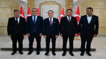 Konya Çeltik Protokolünden Vali Hüseyin Kök’e Hayırlı Olsun Ziyareti
