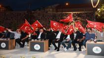 Kapadokya Su ve Işık Sahnesi’nde 15 Temmuz’a Özel Gösteri