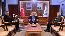 SGK ve Kadastro Müdürlerinden Vali Hüseyin Kök’e Hayırlı Olsun Ziyareti