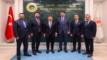 Nevşehir Heyetinden Çevre ve Şehircilik Bakanı Murat Kurum’a Ziyaret