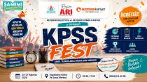 KPSS FEST” GENEL TEKRAR VE MOTİVASYON ZİRVESİ BAŞLIYOR