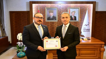 Ekrem Emre Çölyen’den Vali Kök’e Veda Ziyareti