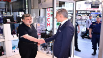 Vali Hüseyin Kök, Milli İrade Caddesi Esnafıyla Buluştu